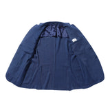 Loro Piana カシミヤリネンバーズアイ ジャケット ブルー