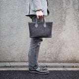 COMODO ミニトート トリヨン・モーリス×ウルトラスエード ブラック