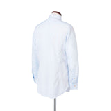 ブロードレギュラーカラーシャツ サックス