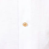 フレンチリネン レギュラーカラーシャツ ホワイト