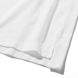 コットン鹿の子 ポロシャツ ホワイト