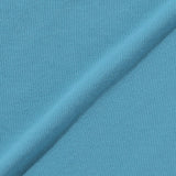 コットン鹿の子 製品染めポロシャツ ターコイズ