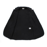 コットンストレッチ ニットテーラードジャケット ブラック