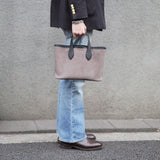 COMODO ミニトート トリヨン・モーリス×ウルトラスエード グレー