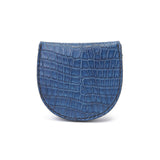 馬蹄(ばてい)クロコダイルコインケース インディゴ