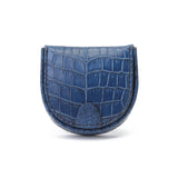 馬蹄(ばてい)クロコダイルコインケース インディゴ