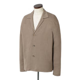 コットンリネン ベージュカットソージャケット