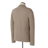 コットンリネン ベージュカットソージャケット