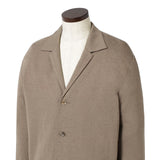 コットンリネン ベージュカットソージャケット