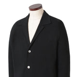 コットンリネン ブラックカットソージャケット