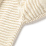 カシミヤドライバーズニット オフホワイト