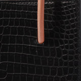【受注生産】LIBERO ミニバッグ クロコダイル ブラック