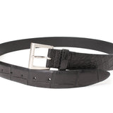 クロコダイル ブラッククラシックドレスベルト