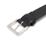 クロコダイル ブラッククラシックドレスベルト