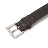 クロコダイル ブラウンクラシックドレスベルト