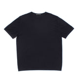 ウルトラライトカシミヤクルーネックTシャツ ブラック