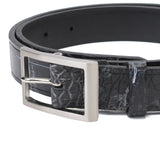 ブライドルクロコダイル ブラックベルト