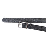 ブライドルクロコダイル ブラックベルト