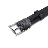 ブライドルクロコダイル ブラックベルト