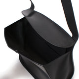 VITALE メッセンジャーバッグ イングリッシュブライドルレザー×ヴォー・クリスペ・トゴ コンビ ブラック