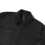 カシミヤCPOジャケット ブラック