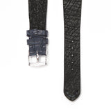 クロコダイルヴィンテージウォッチストラップ ネイビー
