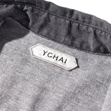 メイドインジャパン・コットンリネン ブラックウエスタンシャツ