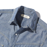 メイドインジャパン・ コットンシャンブレーウエスタンシャツ