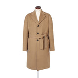 カシミヤキャメル シングルチェスターコート