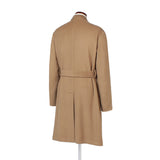 カシミヤキャメル シングルチェスターコート