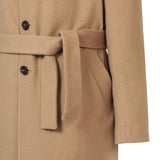 カシミヤキャメル シングルチェスターコート