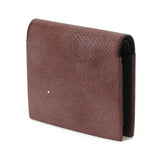 【4ヶ月後のお届け予定】葉合せ2つ折り財布 ロシアンカーフヴォリンカ ブラウン