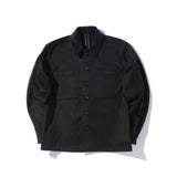 カシミヤCPOジャケット ブラック