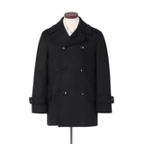 カシミヤ ブラック Pコート