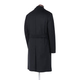 ウールカシミヤブラック シングルチェスターコート