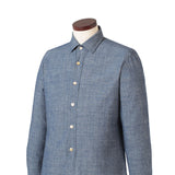 インディゴシャンブレーシャツ