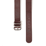 「西口修平氏 完全監修」 NATOベルトロシアンカーフ (シルバー)