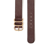 「西口修平氏 完全監修」 NATOベルトロシアンカーフ (ゴールド)