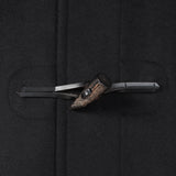 ヘビーウェイトカシミヤ ダッフルコート ブラック