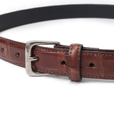 「西口修平氏 完全監修」クロコダイル アメリカンプンターレベルト テラコッタ