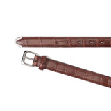 「西口修平氏 完全監修」クロコダイル アメリカンプンターレベルト テラコッタ