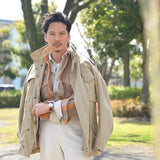 「西口修平氏 完全監修」 NATOベルトロシアンカーフ (ゴールド)