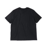 通年用 ウォッシャブルウール クルーネックTシャツ ブラック