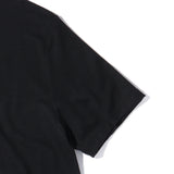 通年用 ウォッシャブルウール クルーネックTシャツ ブラック