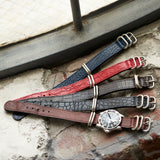 「西口修平氏 完全監修」 NATOベルトロシアンカーフ (シルバー)