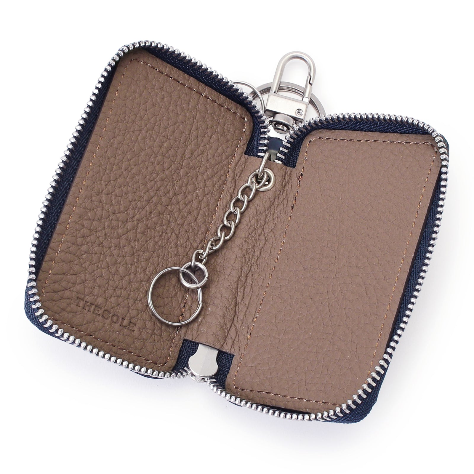 The sole／ザソール　クロコダイル スマートキーケース THE SOLE（ザソール）クロコダイル スマートキーケース ネイビー