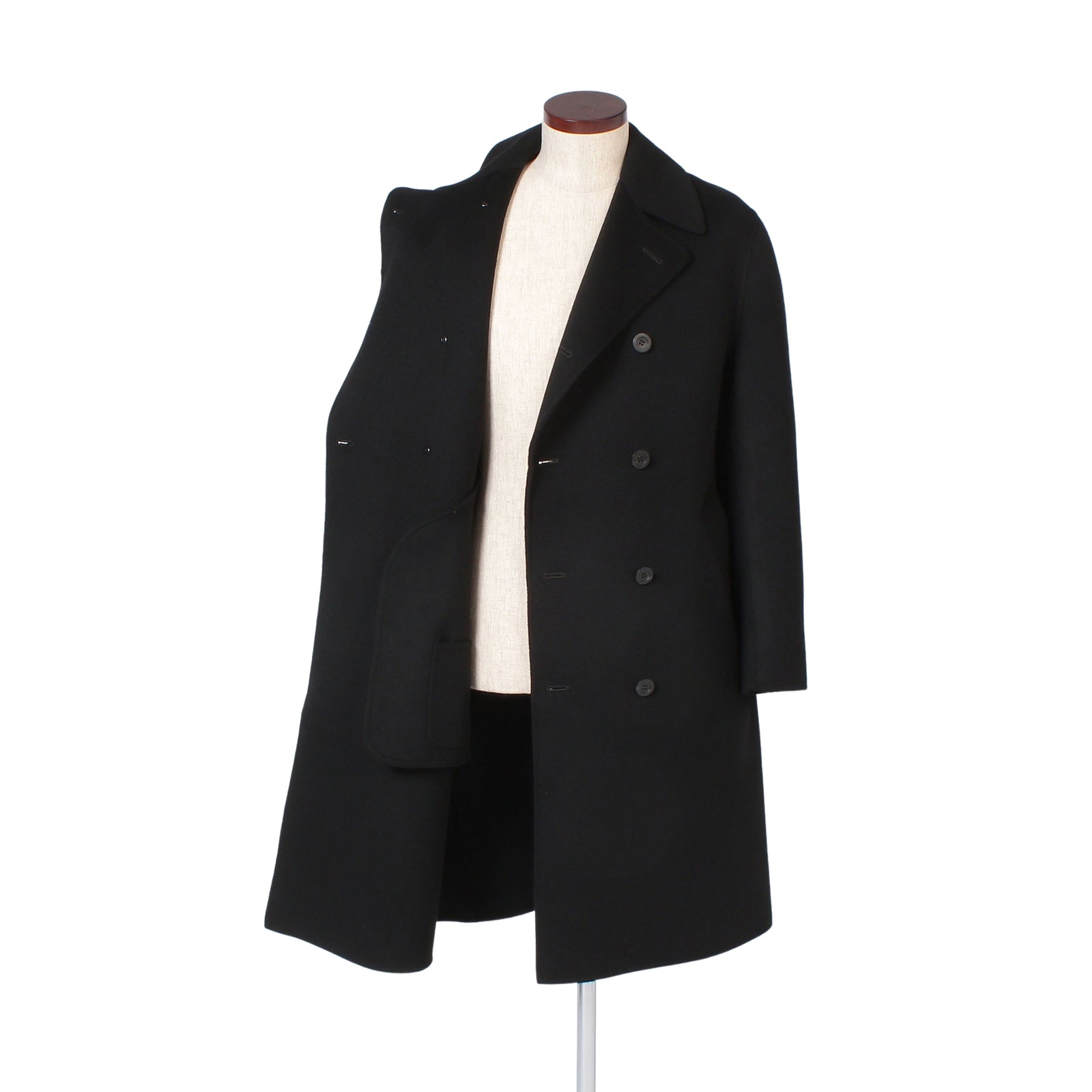Loro Piana カシミヤダブルフェイスコート ブラック – MASTERPLAN