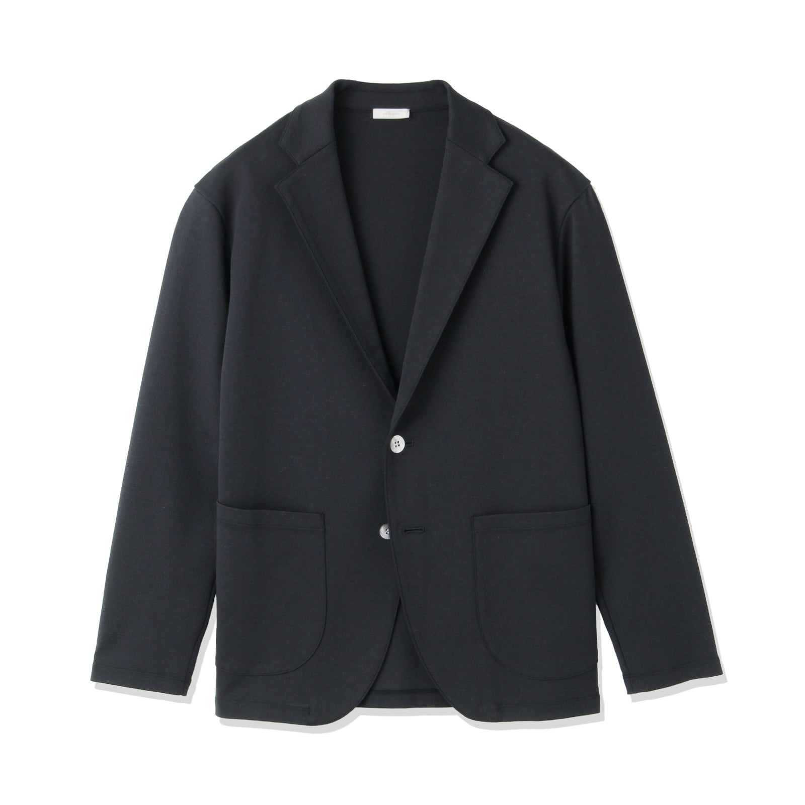 nomiamo（ノミアモ）コットンダブルジャージー ジャケット ネイビー