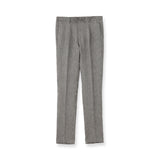 【3/26（木）19:00販売開始予定】ドンゴロスリネン ヘリンボーン ドローコードトラウザーズ グレー