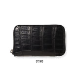 【11/27（木）19:00 販売開始予定】クロコダイル ミッドジップウォレット ブラック